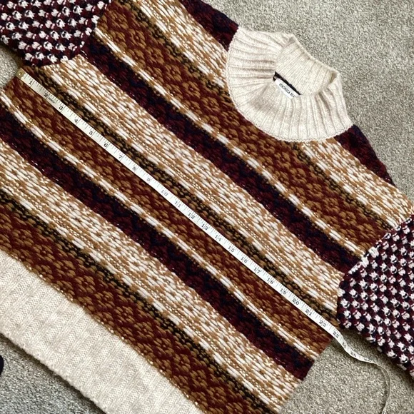 Veronica Beard Clary Sweater Alpaca Mock-neck Large - Picture 6 of 12